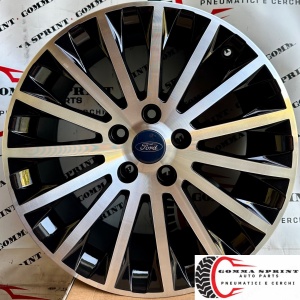 4 CERCHI IN LEGA RAGGIO 17 FORD FOCUS C-MAX KUGA NERO LUCIDO DIAMANTATO