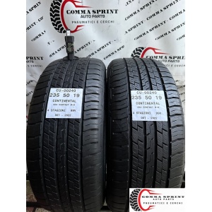 2 PNEUMATICI 235/50 R19 CONTINENTAL 4 STAGIONI 85%