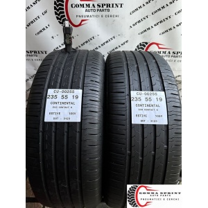 2 PNEUMATICI 235/55 R19 CONTINENTAL ESTIVE 70%