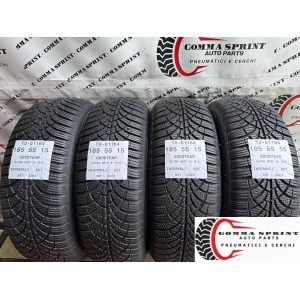 4 PNEUMATICI 185/55 R15 GOODYEAR INVERNALI 95%