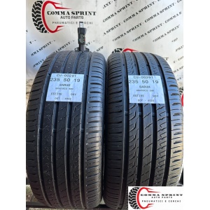 2 PNEUMATICI 235/50 R19 BARUM ESTIVE SEMINUOVE