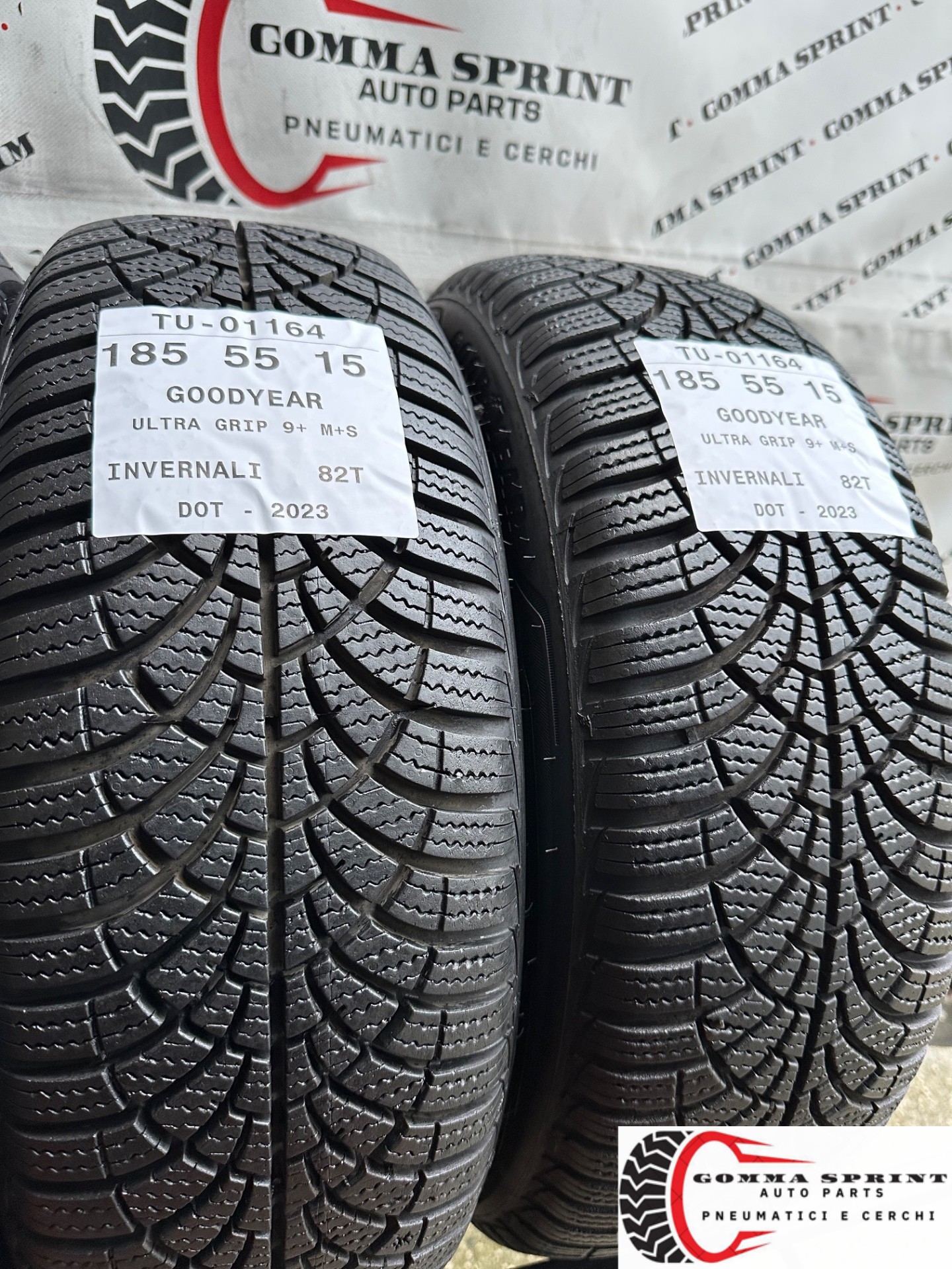 4 PNEUMATICI 185/55 R15 GOODYEAR INVERNALI 95% - immagine 7