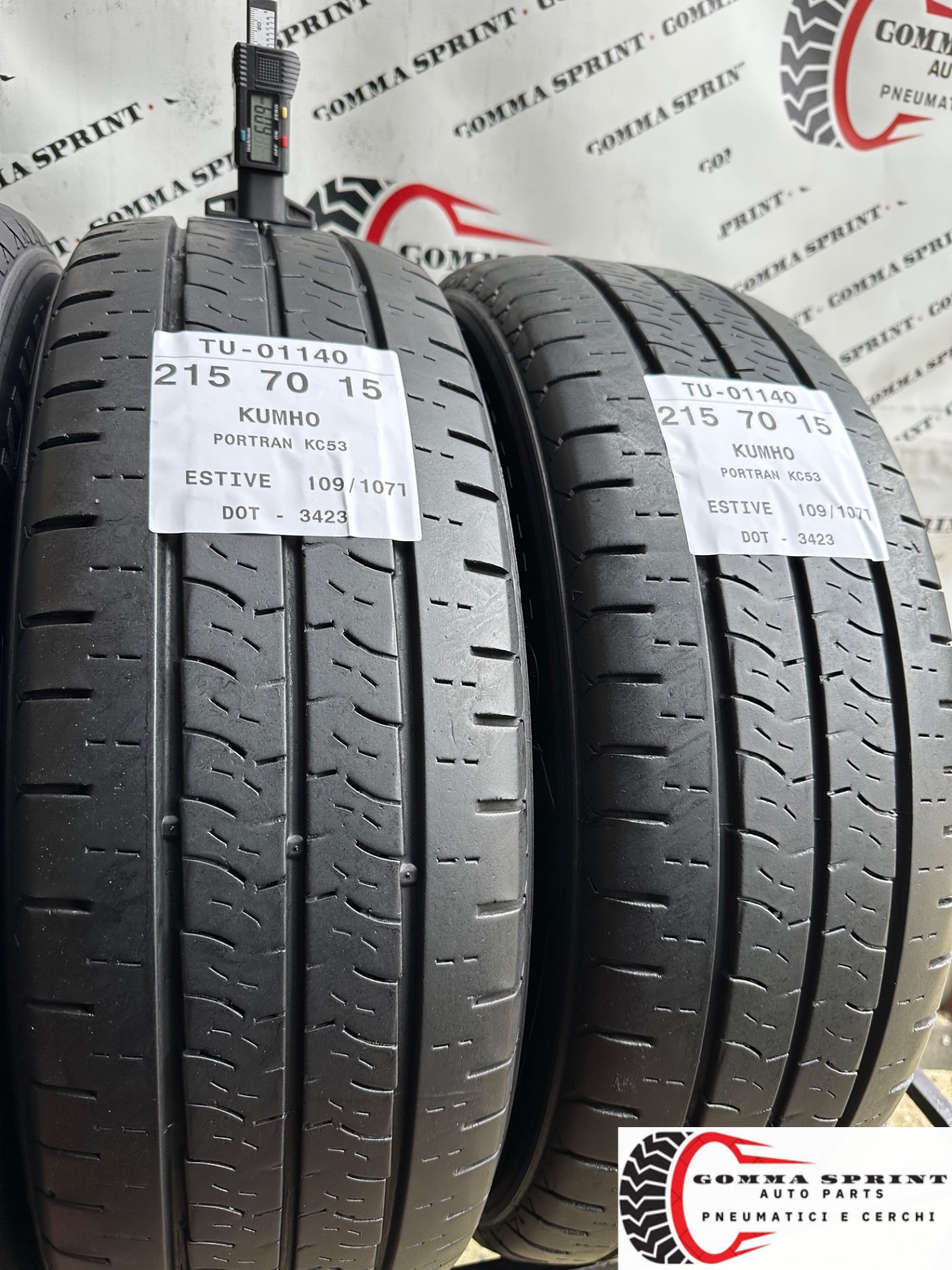 4 PNEUMATICI 215/70 R15C KUMHO ESTIVE - immagine 8