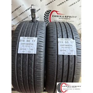 2 PNEUMATICI 215/55 R17 CONTINENTAL ESTIVE