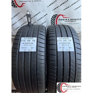 2 PNEUMATICI 215/50 R18 BRIDGESTONE ESTIVE 80%