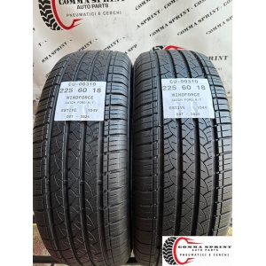 2 PNEUMATICI 225/60 R18 WINDFORCE ESTIVE SEMINUOVE