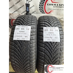 2 PNEUMATICI 185/65 R14 KUMHO 4 STAGIONI