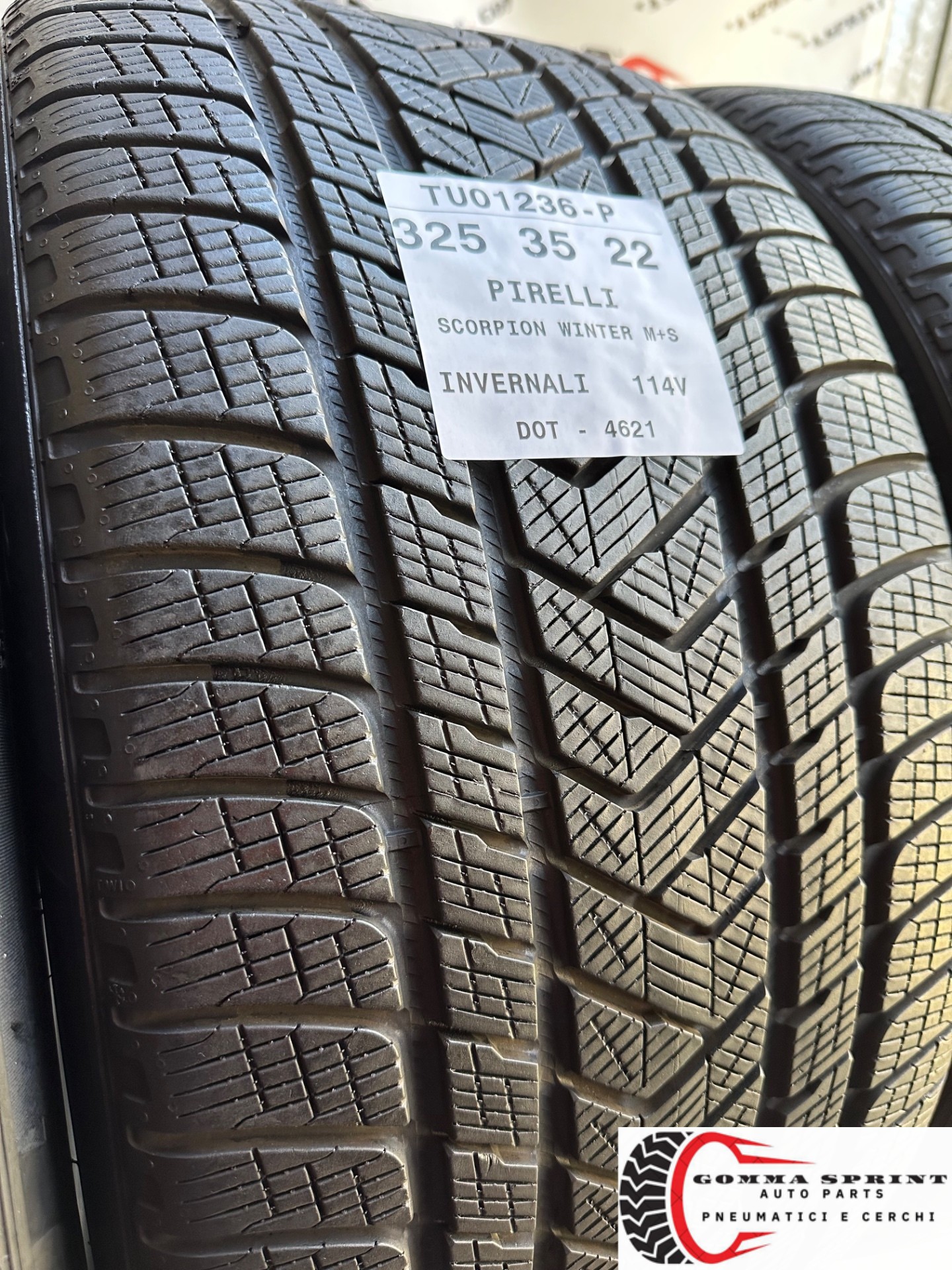 4 PNEUMATICI 285/40 325/35 R22 PIRELLI INVERNALI - immagine 11