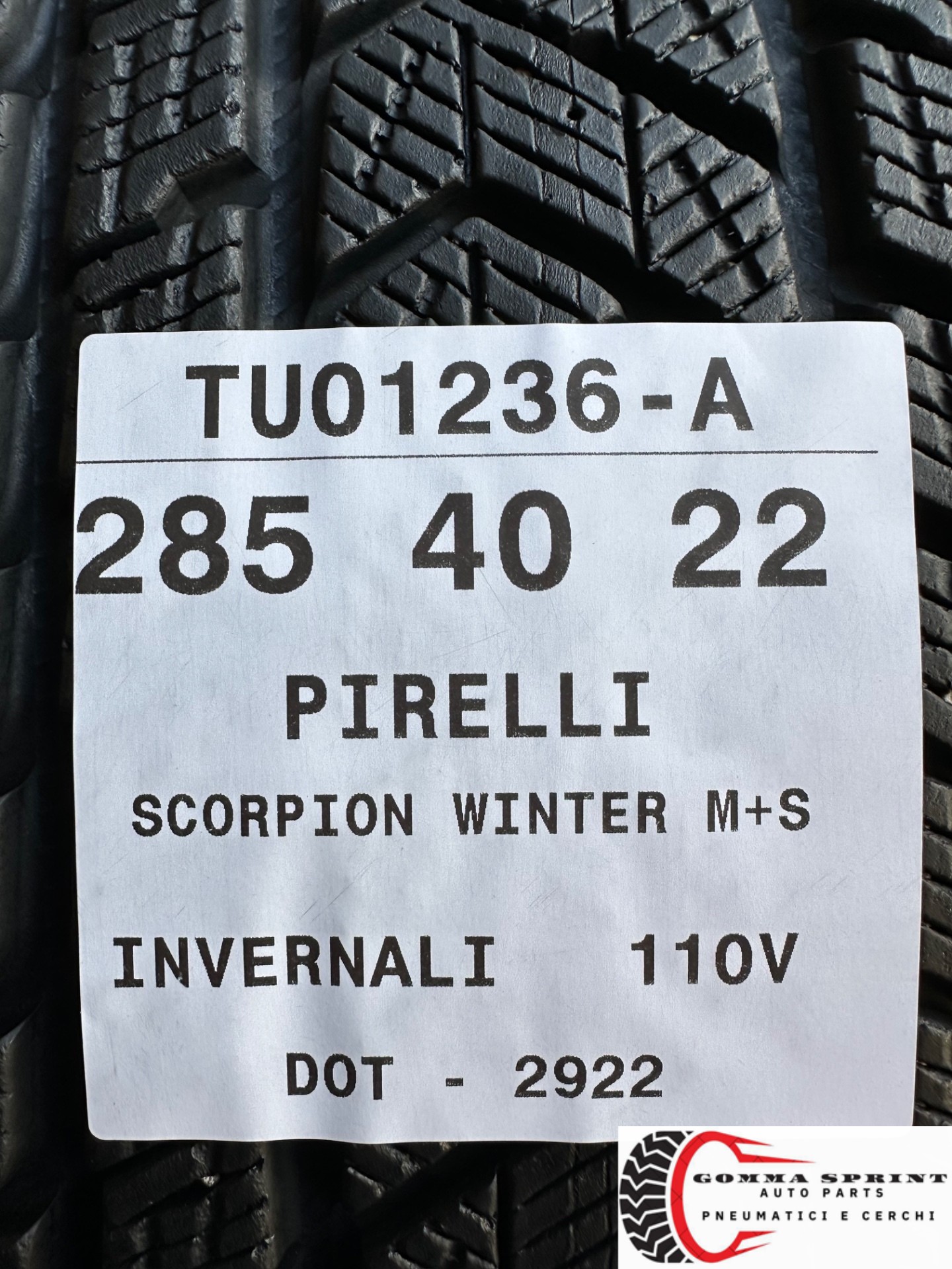 4 PNEUMATICI 285/40 325/35 R22 PIRELLI INVERNALI - immagine 14
