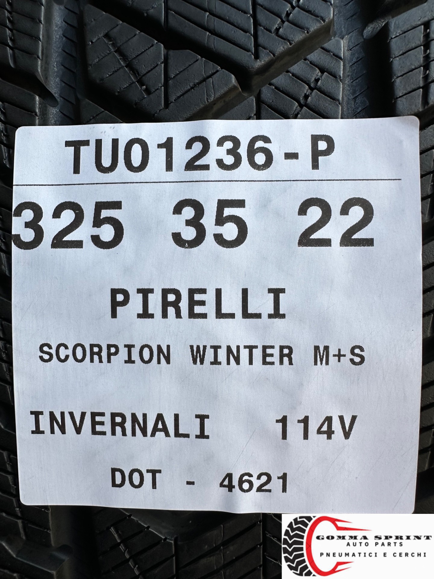4 PNEUMATICI 285/40 325/35 R22 PIRELLI INVERNALI - immagine 15