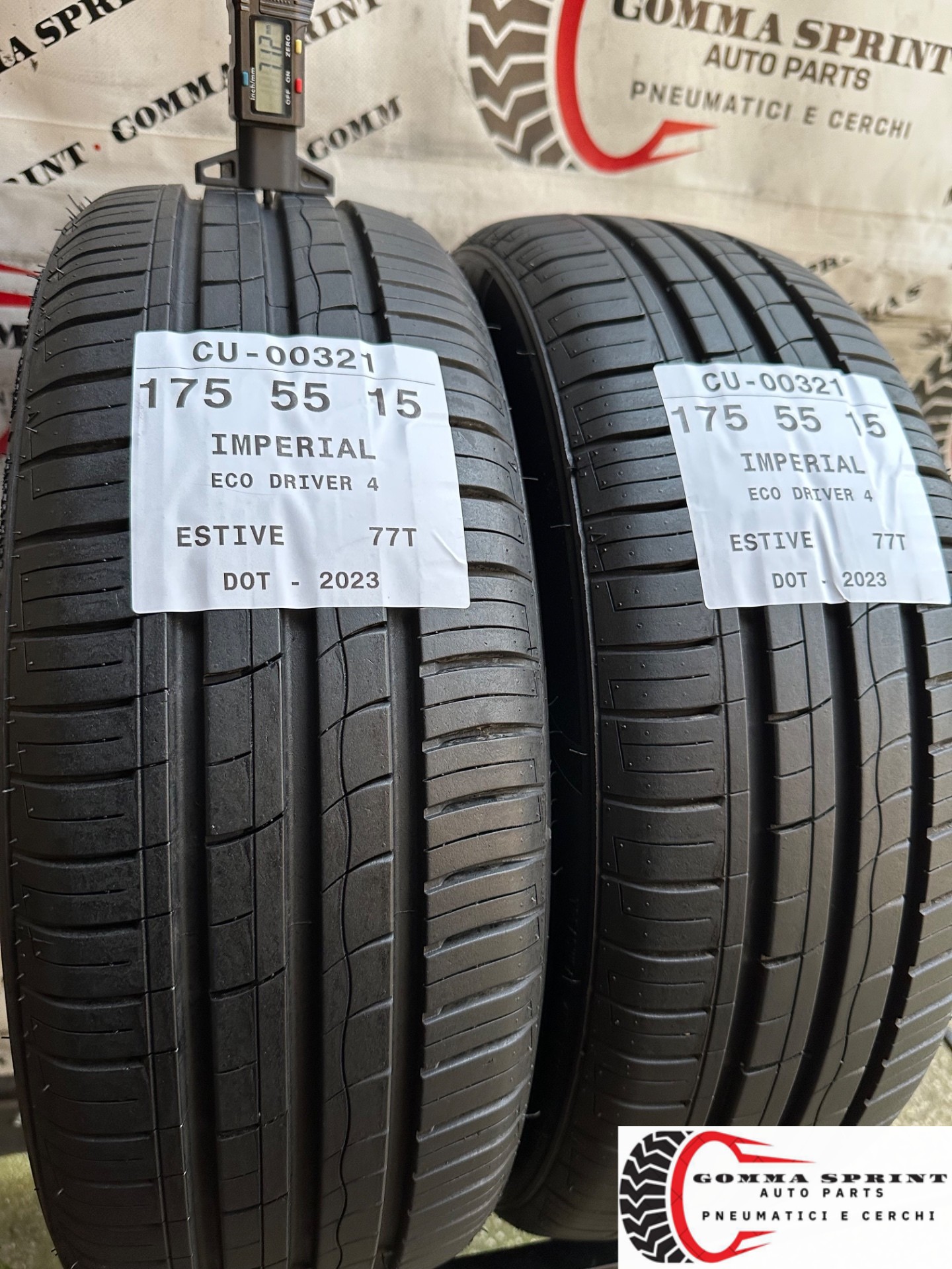 2 PNEUMATICI 175/55 R15 IMPERIAL ESTIVE 90% - immagine 2