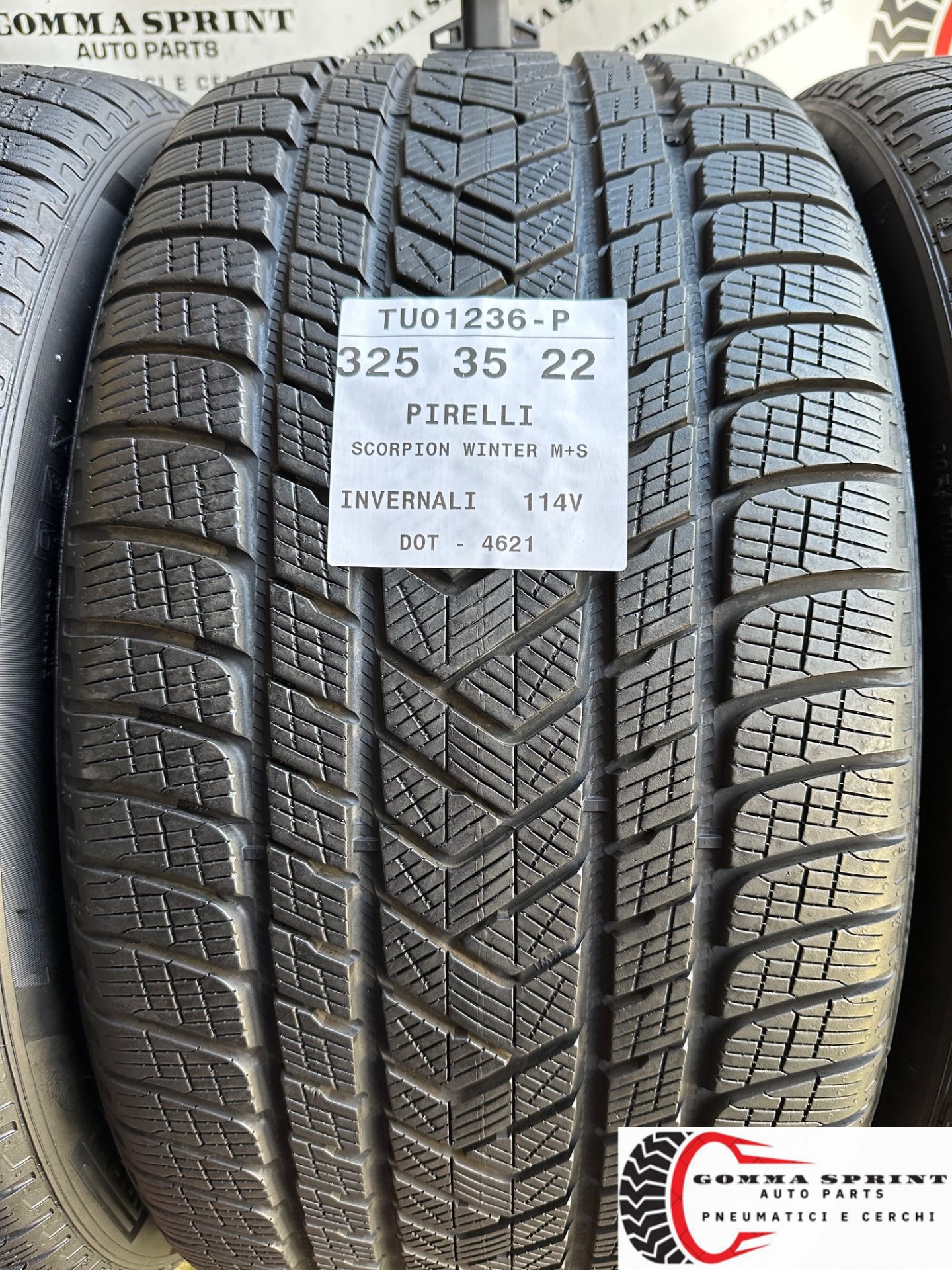 4 PNEUMATICI 285/40 325/35 R22 PIRELLI INVERNALI - immagine 5