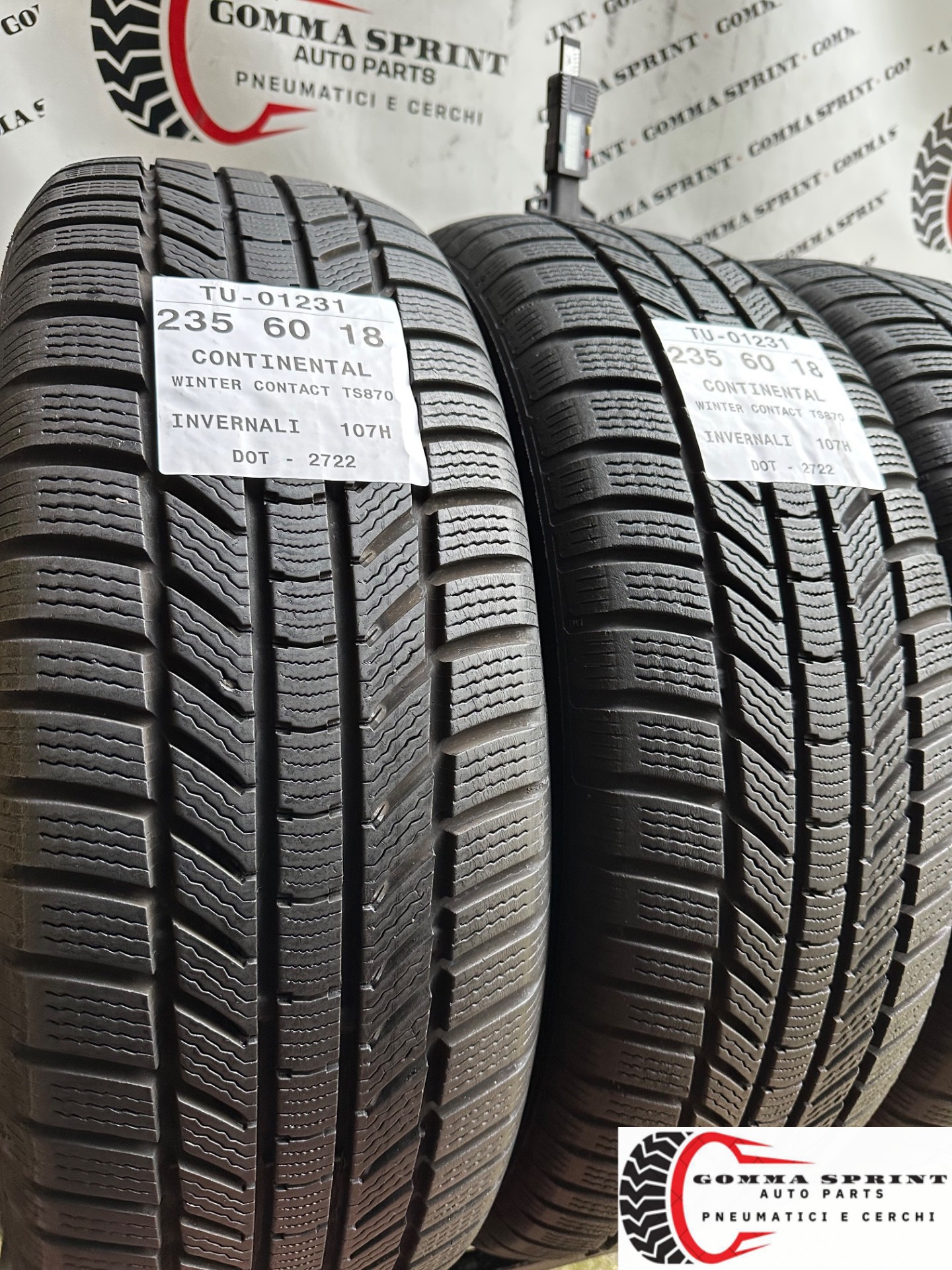 4 PNEUMATICI 235/60 R18 CONTINENTAL 80% - immagine 6