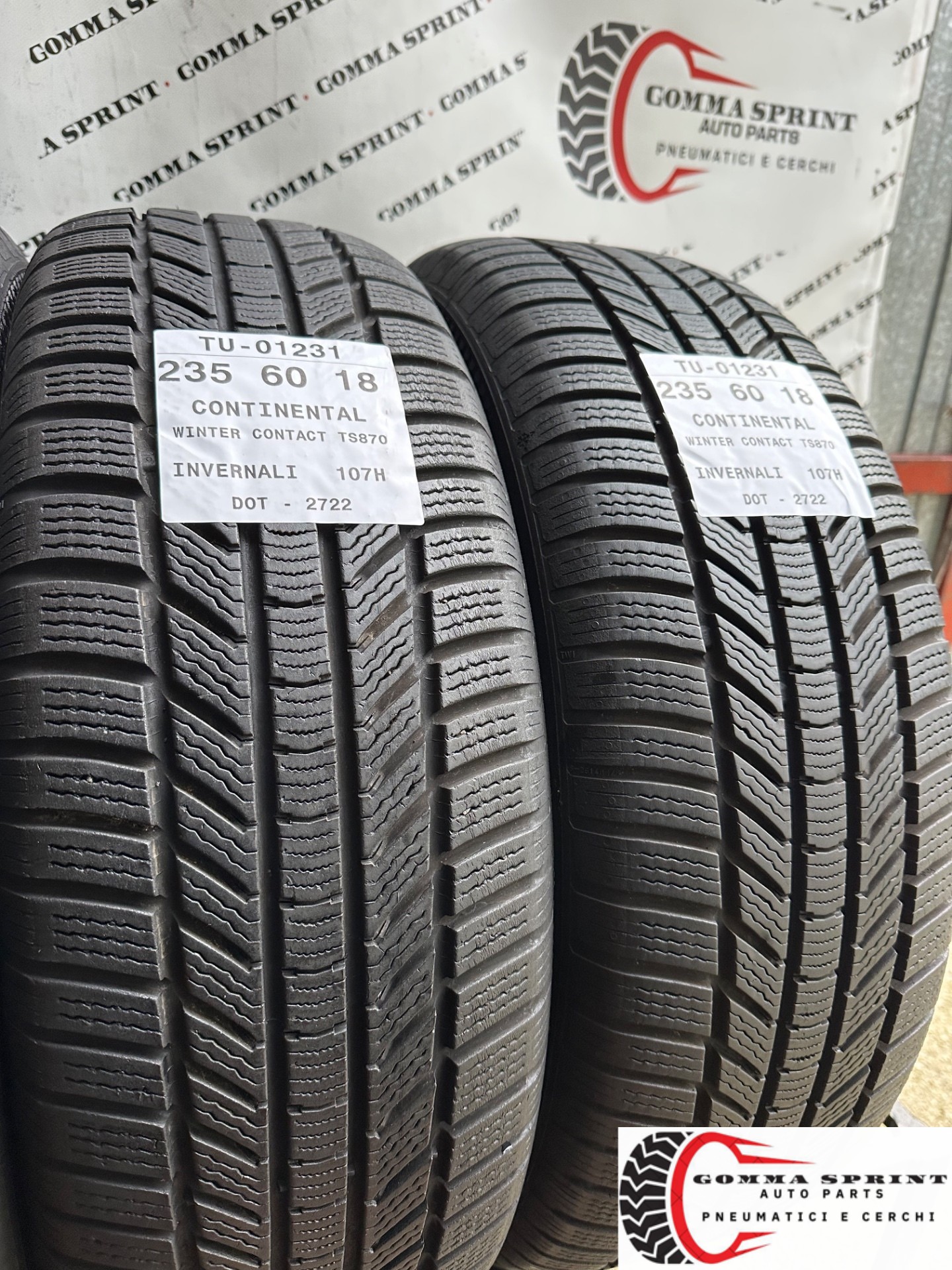 4 PNEUMATICI 235/60 R18 CONTINENTAL 80% - immagine 7