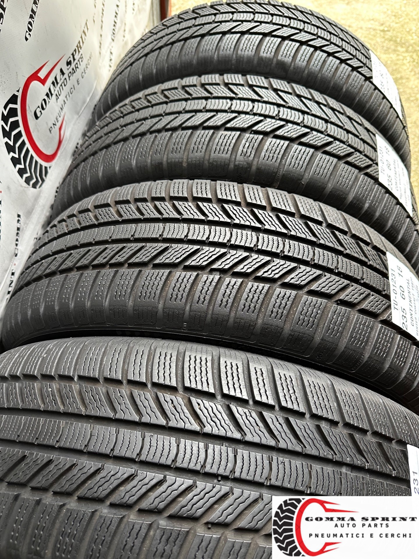 4 PNEUMATICI 235/60 R18 CONTINENTAL 80% - immagine 9