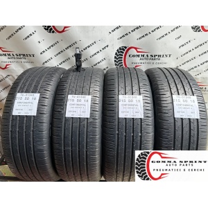 4 PNEUMATICI 215/50 R18 CONTINENTAL ESTIVE 75%