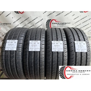 4 PNEUMATICI 215/65 R16C UNIROYAL ESTIVE SEMINUOVE
