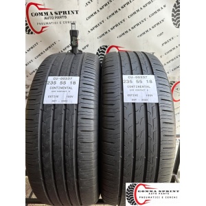 2 PNEUMATICI 235/55 R18 CONTINENTAL ESTIVE 70%