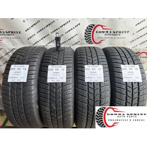 4 PNEUMATICI 205/55 R16 BARUM INVERNALI 85%