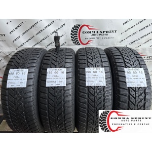4 PNEUMATICI 195/60 R16 FULDA INVERNALI SEMINUOVE