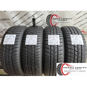 4 PNEUMATICI 195/60 R16 BARUM INVERNALI SEMINUOVE