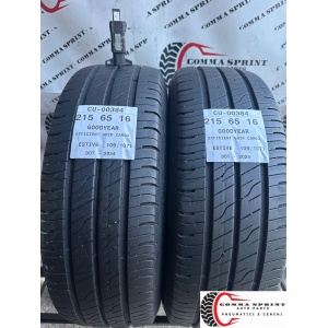 2 PNEUMATICI 215/65 R16C GOODYEAR ESTIVE SEMINUOVE