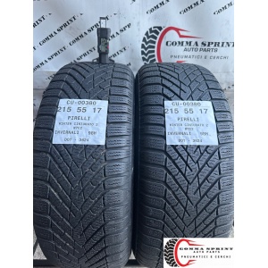 2 PNEUMATICI 215/55 R17 PIRELLI INVERNALI 75%