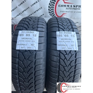 2 PNEUMATICI 185/65 R15 UNIROYAL INVERNALI KM0