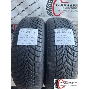 2 PNEUMATICI 185/65 R15 CEAT INVERNALI SEMINUOVE