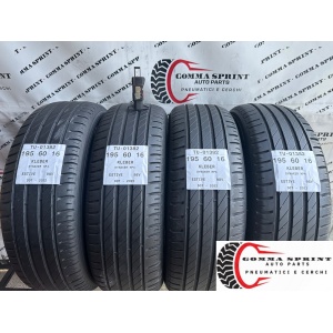4 PNEUMATICI 195/60 R16 KLEBER ESTIVE