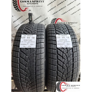 2 PNEUMATICI 225/55 R18 GOODYEAR INVERNALI 90%
