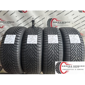 4 PNEUMATICI 215/55 R17 PIRELLI INVERNALI 95%
