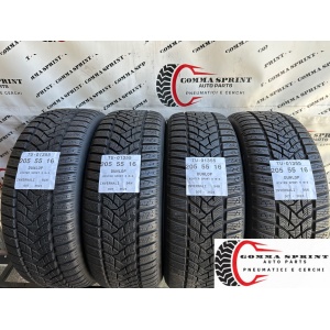 4 PNEUMATICI 205/55 R16 DUNLOP INVERNALI KM0