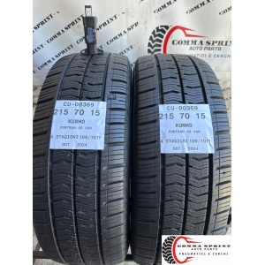 2 PNEUMATICI 215/70 R15C KUMHO 4 STAGIONI
