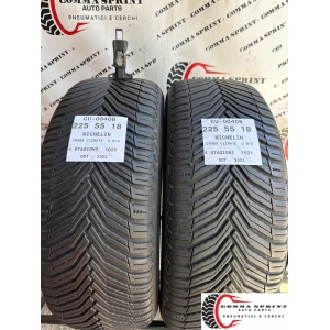 2 PNEUMATICI 225/55 R18 MICHELIN 4 STAGIONI 70%