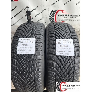 2 PNEUMATICI 215/55 R17 PIRELLI INVERNALI 85%