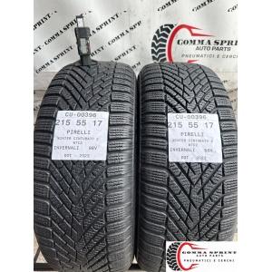 2 PNEUMATICI 215/55 R17 PIRELLI INVERNALI 80%