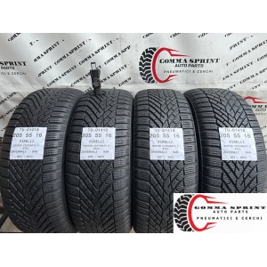 4 PNEUMATICI 205/55 R16 PIRELLI INVERNALI 90%
