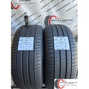 2 PNEUMATICI 225/55 R17 MICHELIN ESTIVE RFT 75%