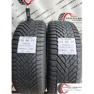 2 PNEUMATICI 215/60 R17 PIRELLI INVERNALI 75%