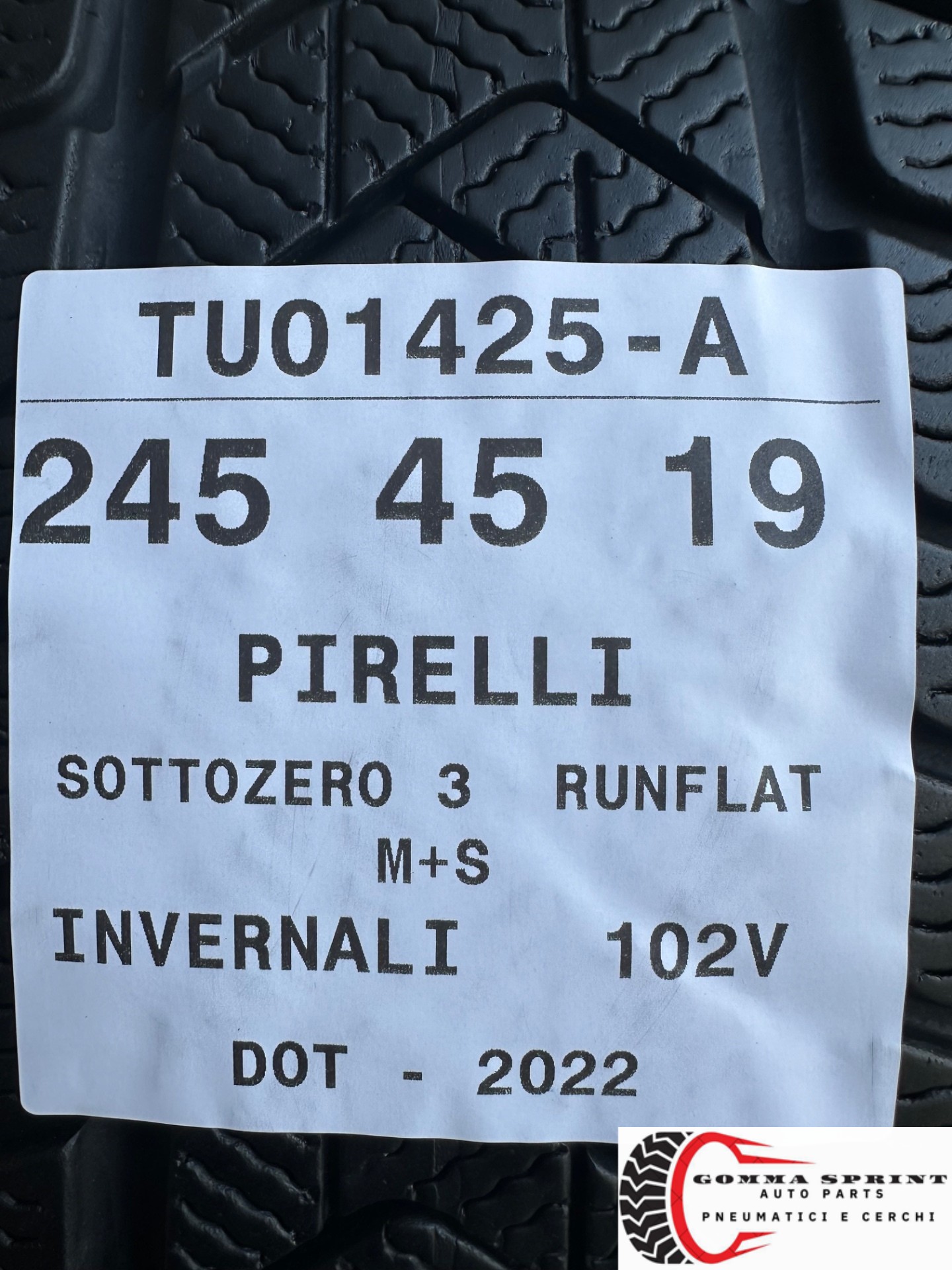 4 PNEUMATICI 245/45 275/40 R19 PIRELLI INVERNALI - immagine 11