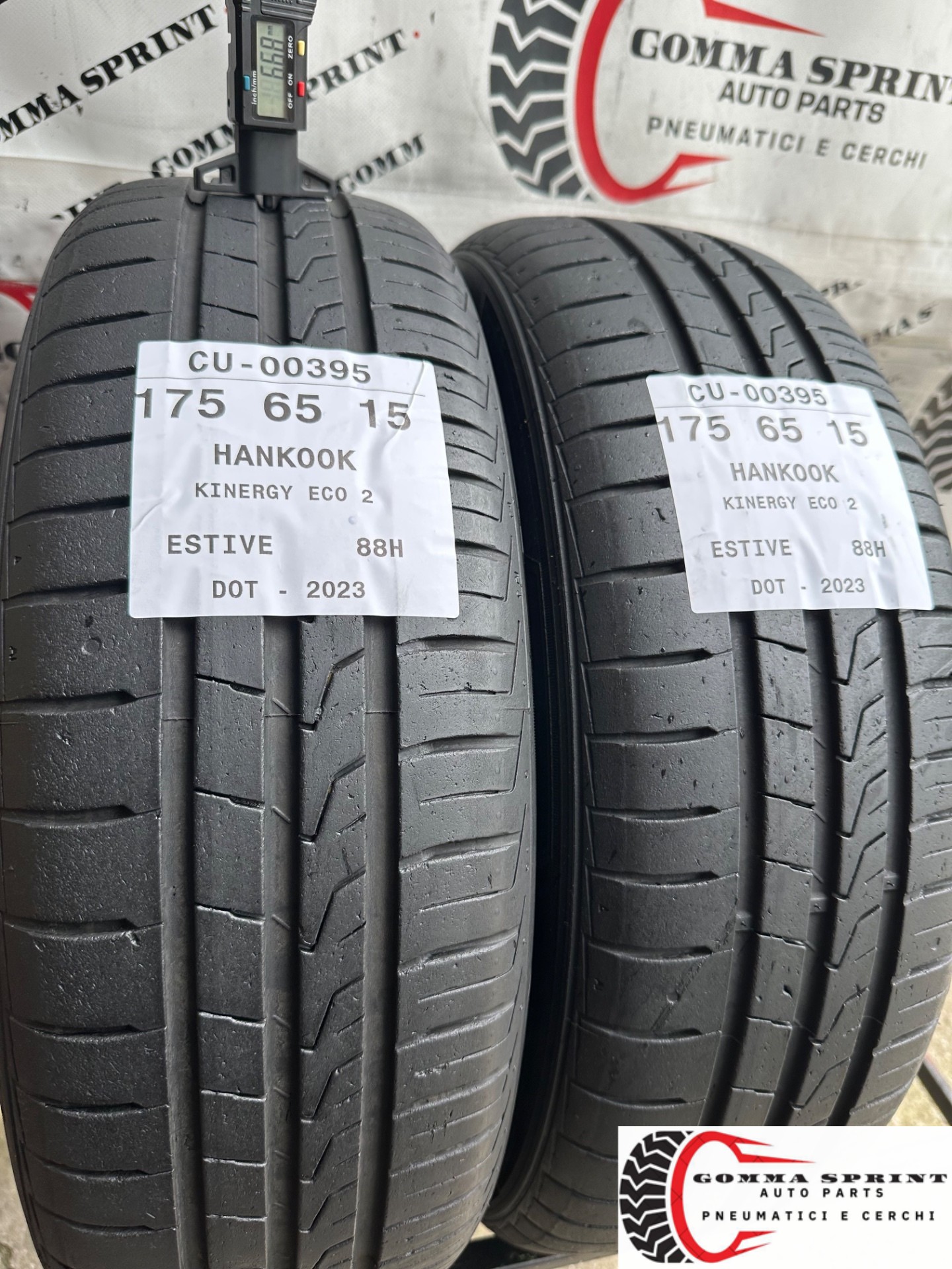 2 PNEUMATICI 175/65 R15 HANKOOK ESTIVE 70% - immagine 2