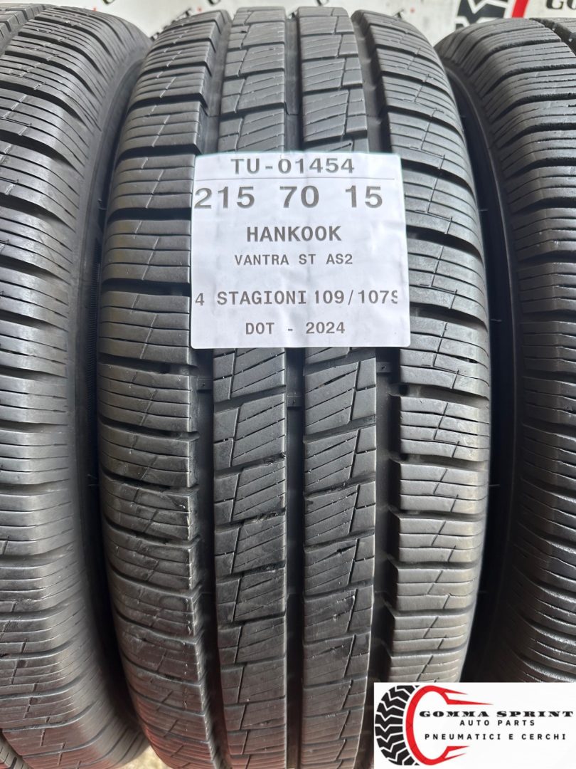 4 PNEUMATICI 215/70 R15C HANKOOK 4 STAGIONI 90% - immagine 2