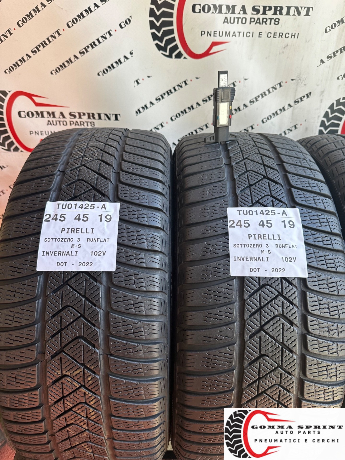 4 PNEUMATICI 245/45 275/40 R19 PIRELLI INVERNALI - immagine 3