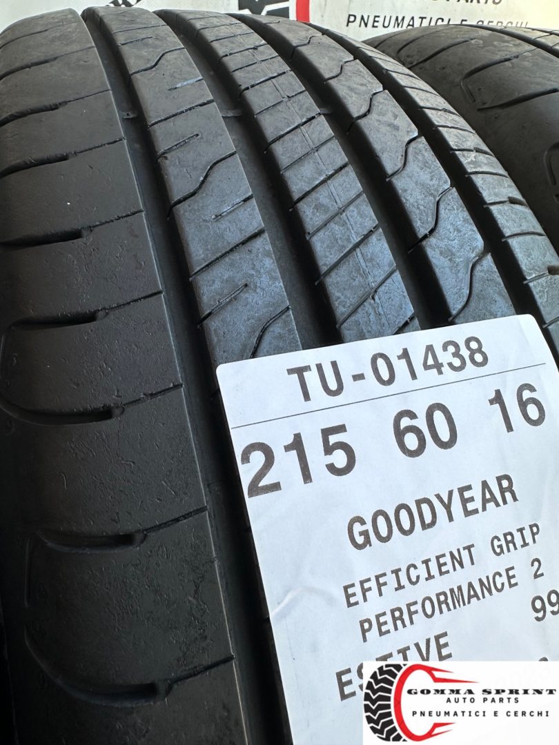 4 PNEUMATICI 215/60 R16 GOODYEAR ESTIVE 95% - immagine 5