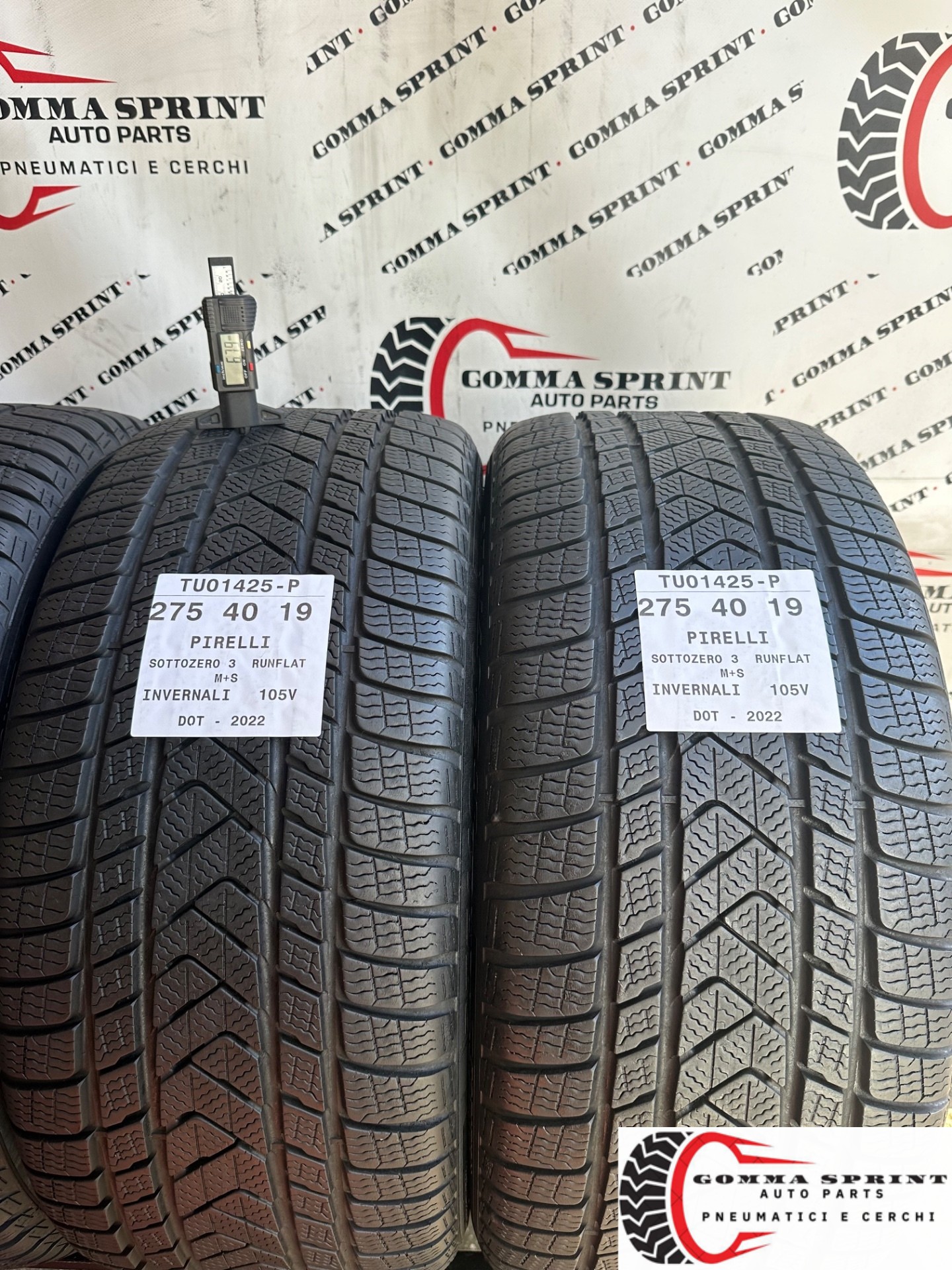 4 PNEUMATICI 245/45 275/40 R19 PIRELLI INVERNALI - immagine 6