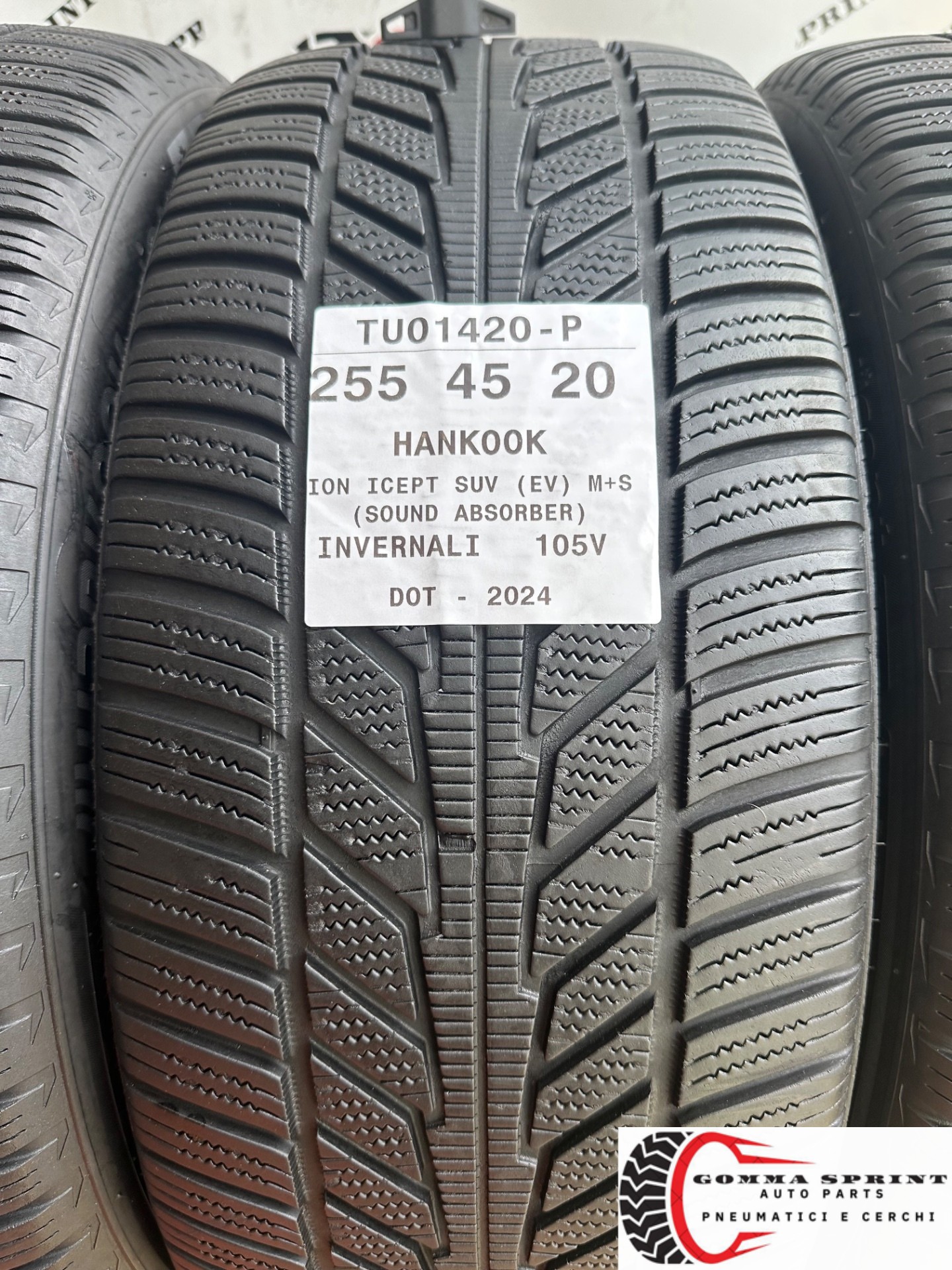 4 PNEUMATICI 235/50 255/45 R20 HANKOOK INVERNALI - immagine 6