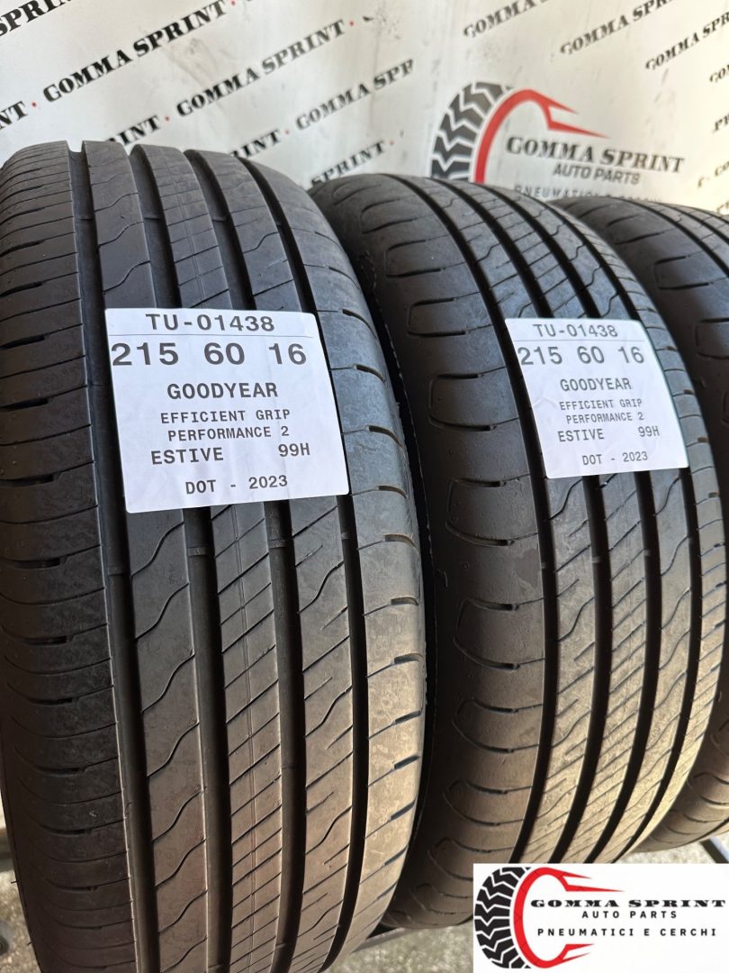 4 PNEUMATICI 215/60 R16 GOODYEAR ESTIVE 95% - immagine 7