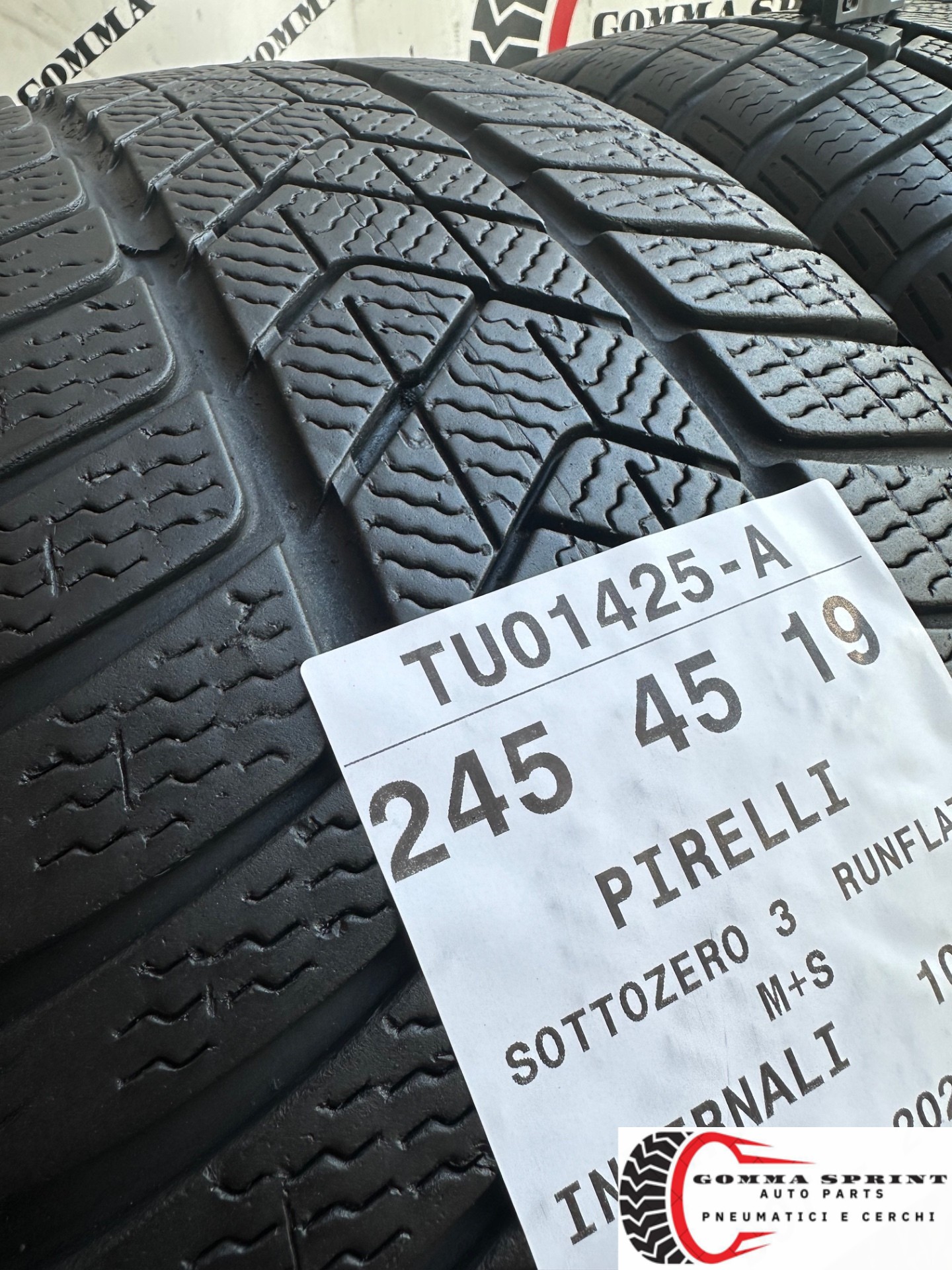4 PNEUMATICI 245/45 275/40 R19 PIRELLI INVERNALI - immagine 8