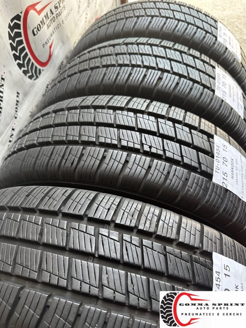 4 PNEUMATICI 215/70 R15C HANKOOK 4 STAGIONI 90% - immagine 8